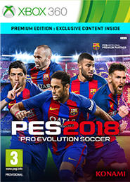 Обложка Pro Evolution Soccer 2018